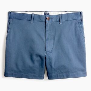 J Crew Men’s Blue 5" Inseam Flex chino shorts, Size 38